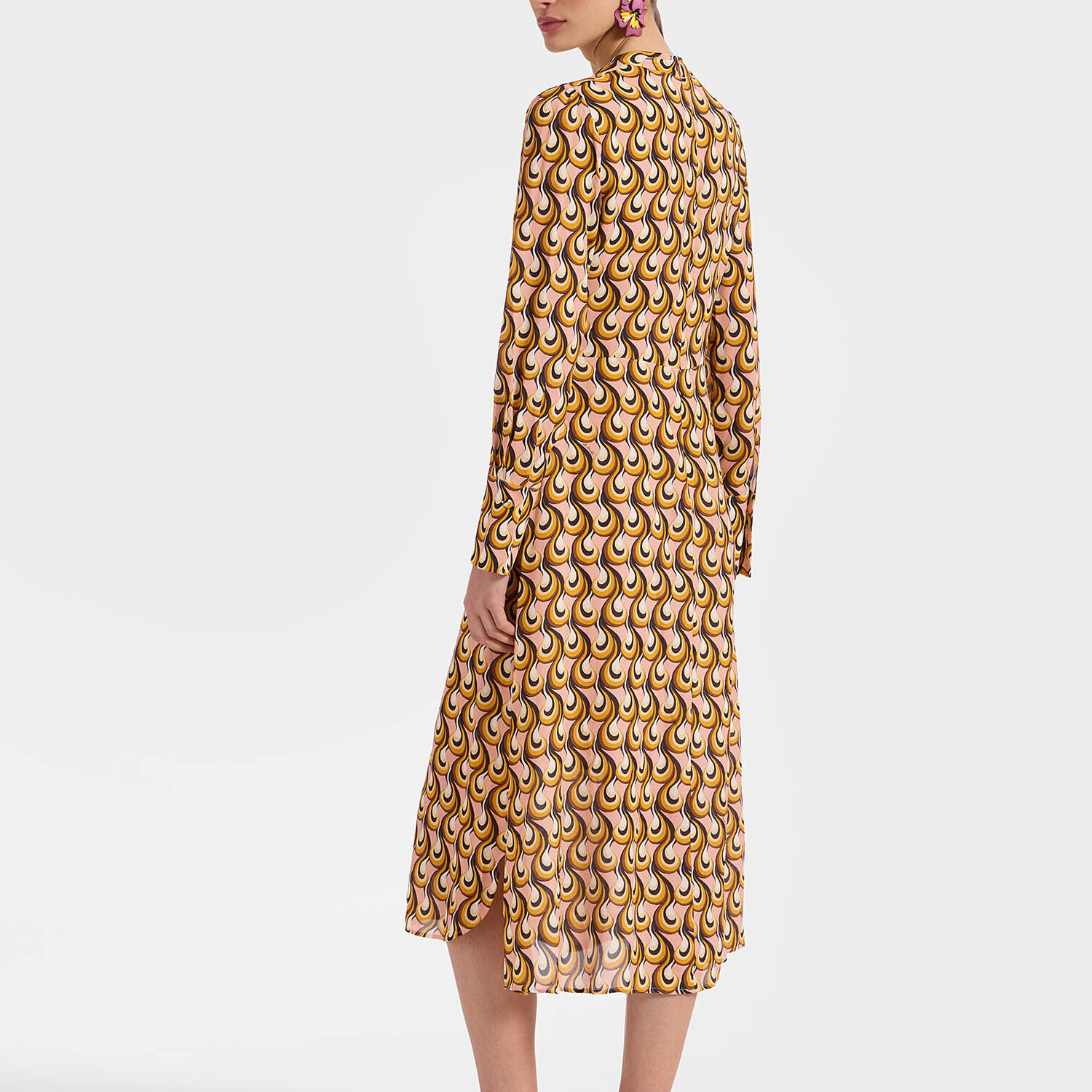 La Doublej Midi Eve Dress In Melty Pink