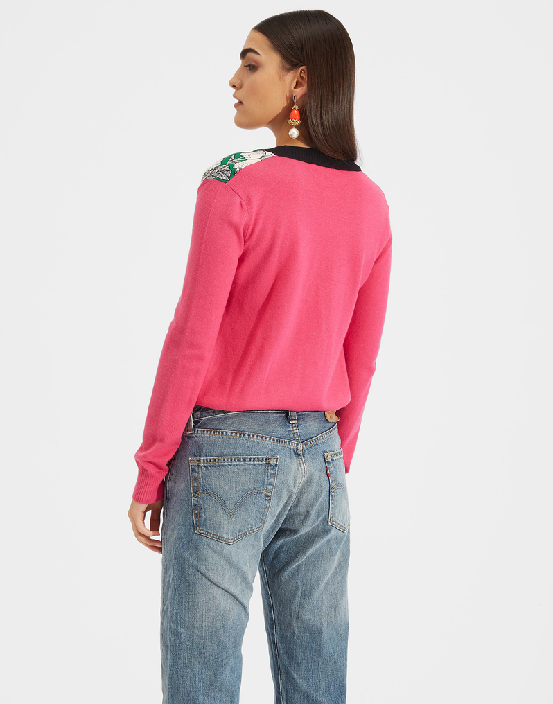 LaDoubleJ Gemini Cardigan LaDoubleJ Gemini Cardigan Lilium Verde PUL0005KNI005LIL0003