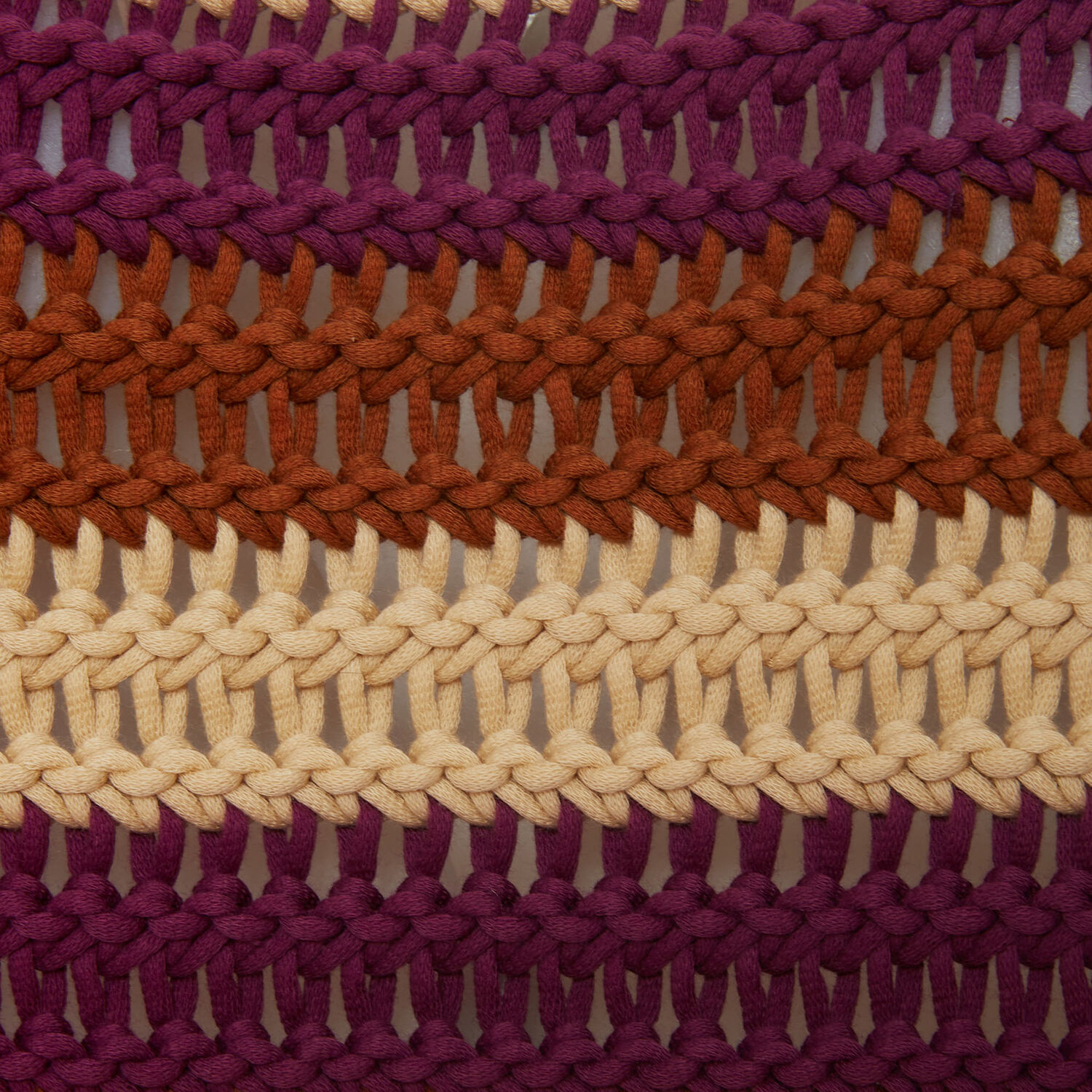 La Doublej Crop Sweater In Multicolor Ivory
