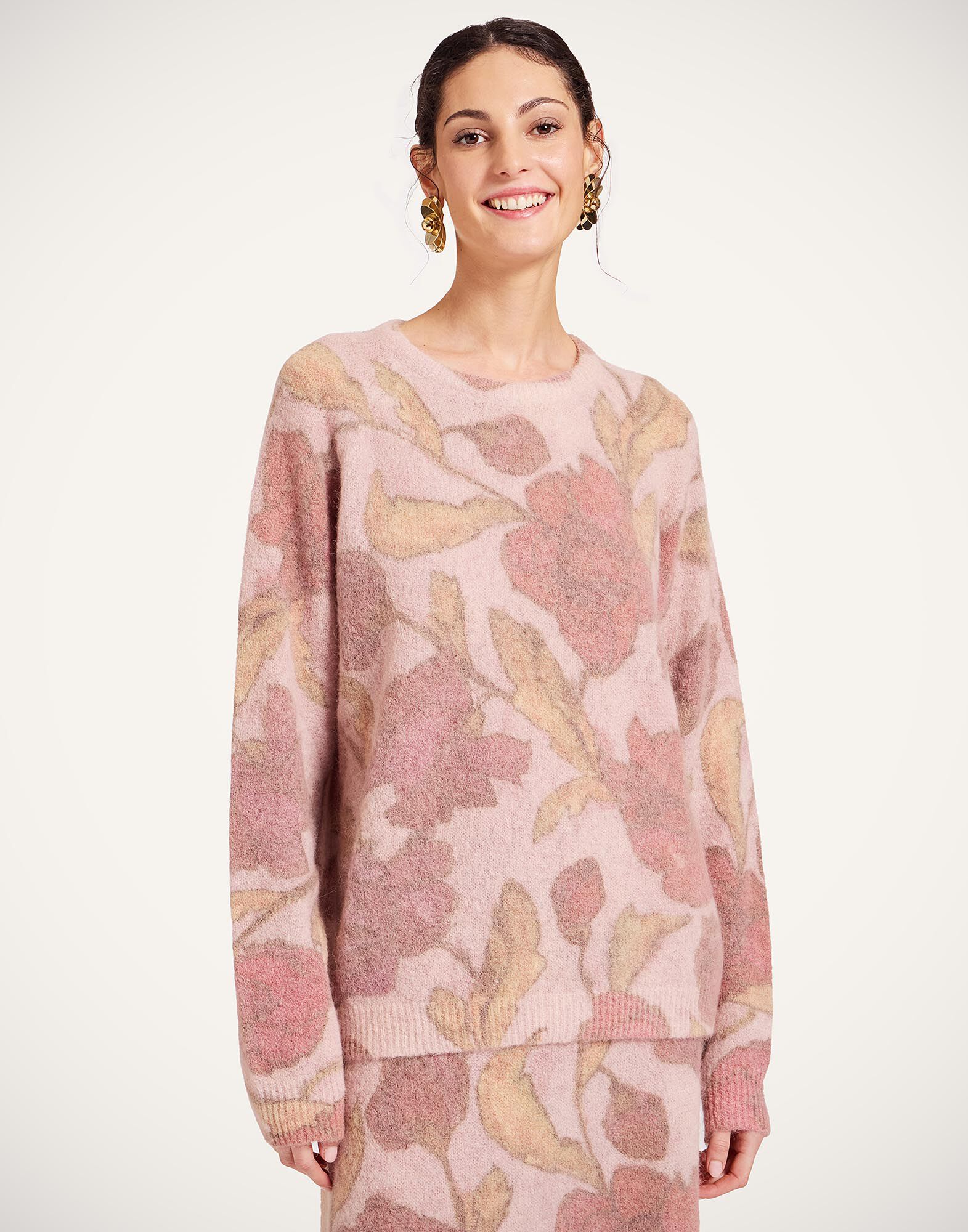 La DoubleJ All-In Sweater French Kiss Dusty Pink PUL0213KNI124VA419PI10