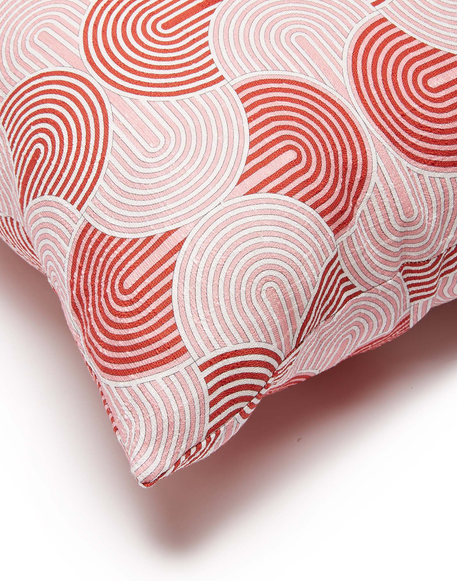 La DoubleJ Cushion (50X50) Slinky Rosso CUS0008COT005SLI0004