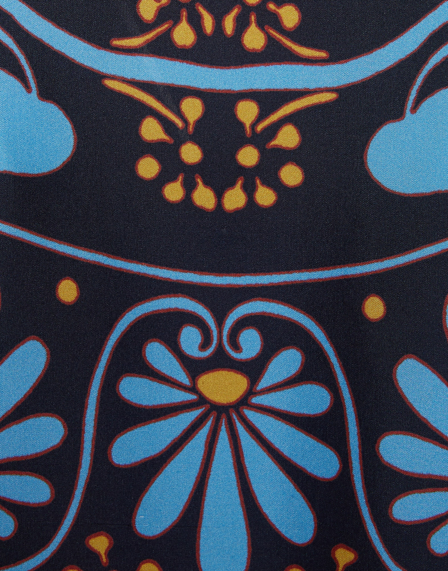 La DoubleJ Flying Kaftan Olympus Plac&eacute;e Navy DRE0347SIL009OLY01BU06