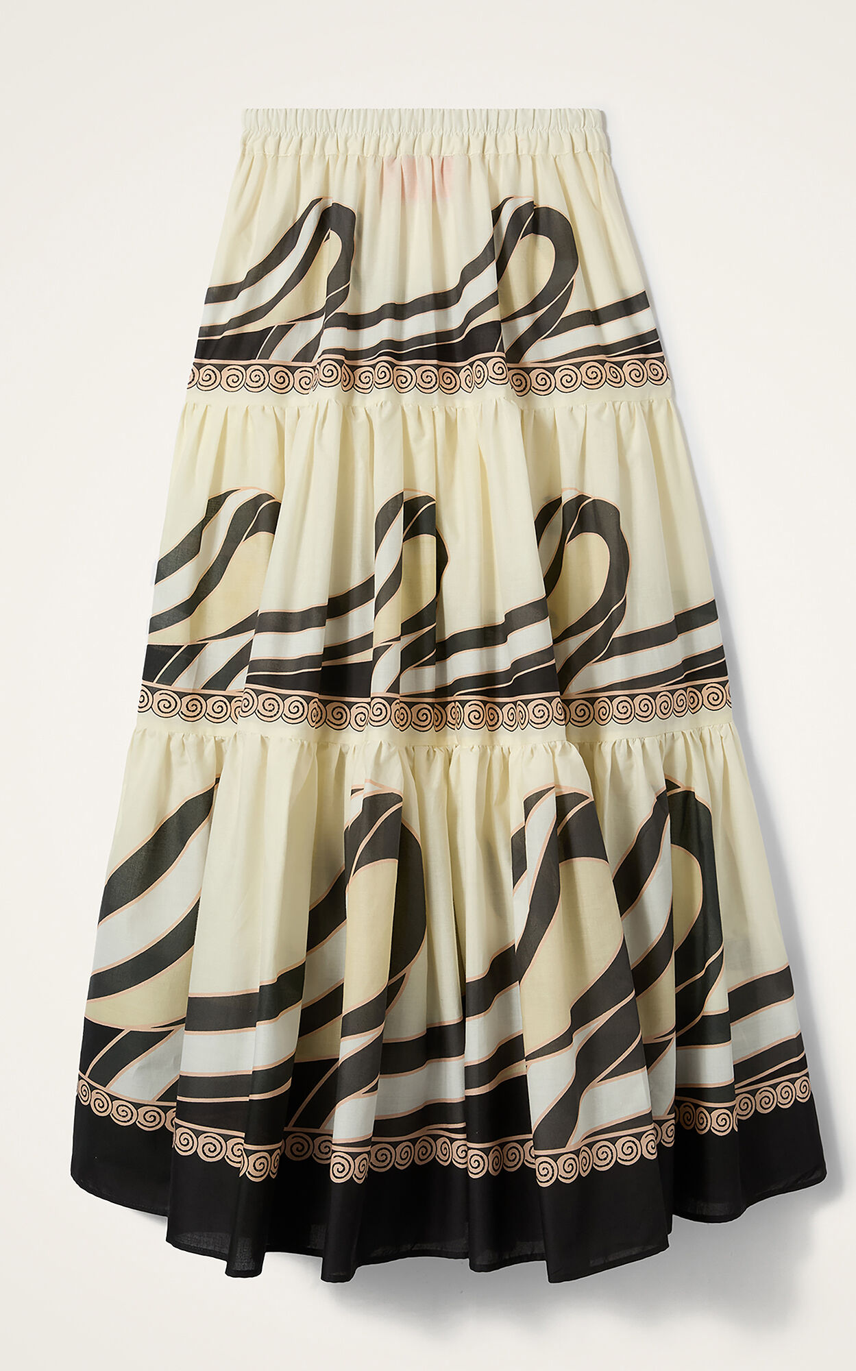 La DoubleJ Big Skirt Ambrosia Plac&eacute;e Pale Pink SKI0139COT056AMB03PI02