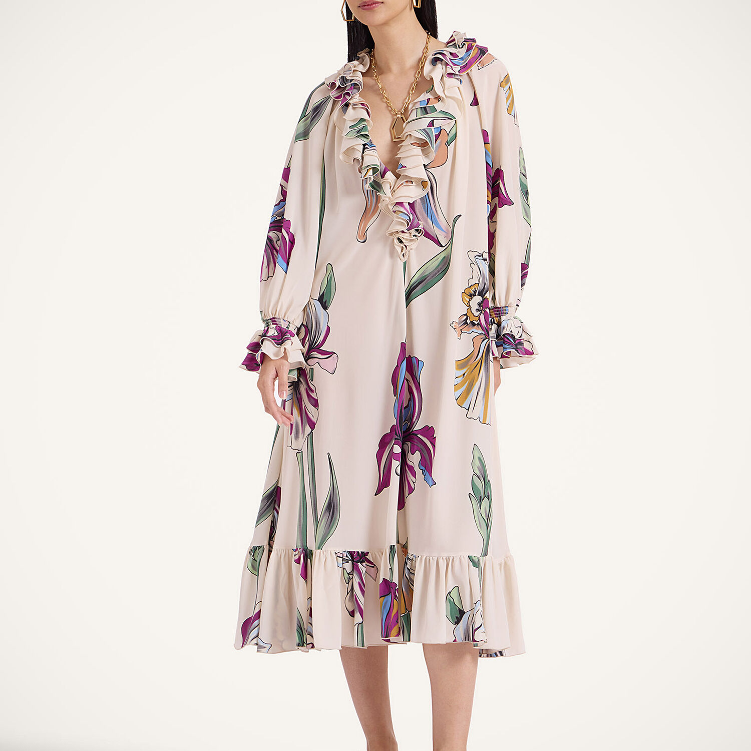 La Doublej Hey Jude! Dress In Iris Ivory