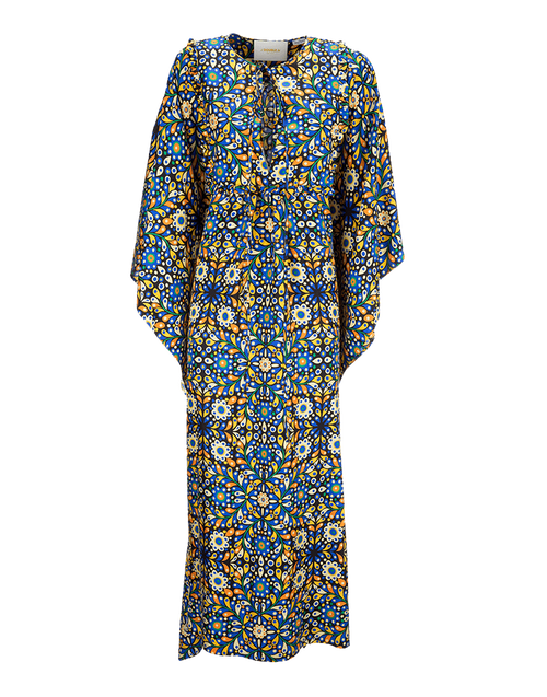 LaDoubleJ Talitha Kaftan Confetti Blu DRE0048SIL001CON0002