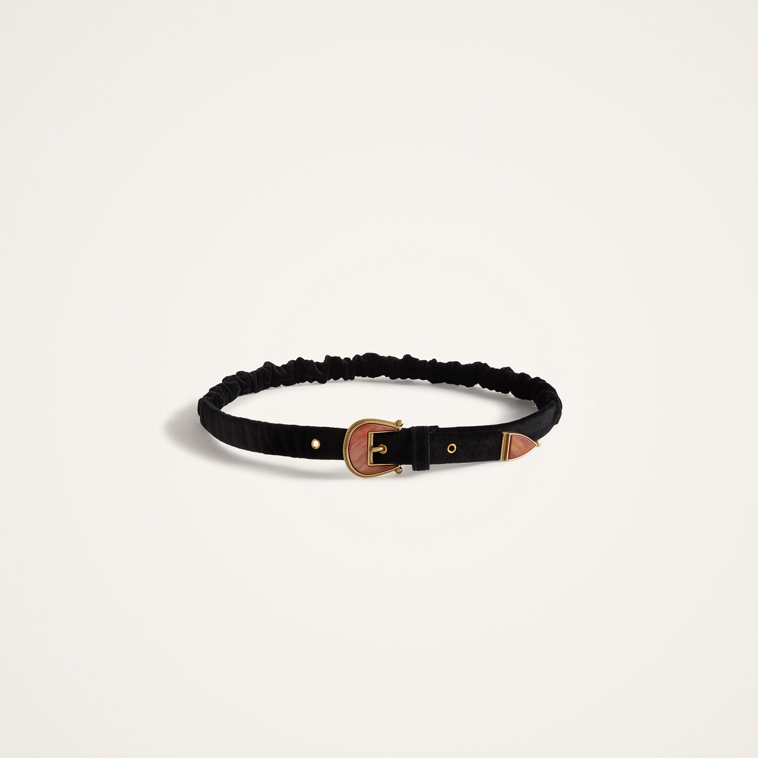 La Doublej Cinch Belt In Black