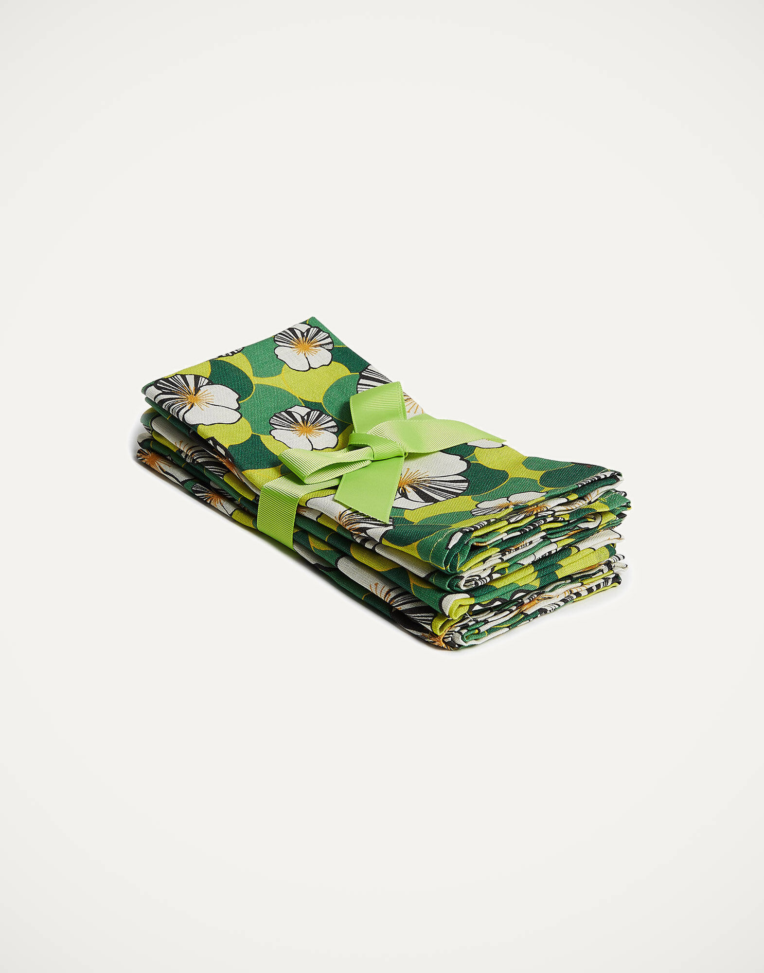 La DoubleJ Large Napkins Set Of 6 Ninfea NAP0002LIN001NIN0001