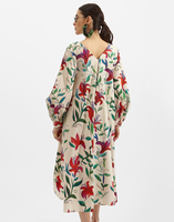 La DoubleJ Bali Dress La DoubleJ Bali Dress White Lily DRE0279COT001LIY0002