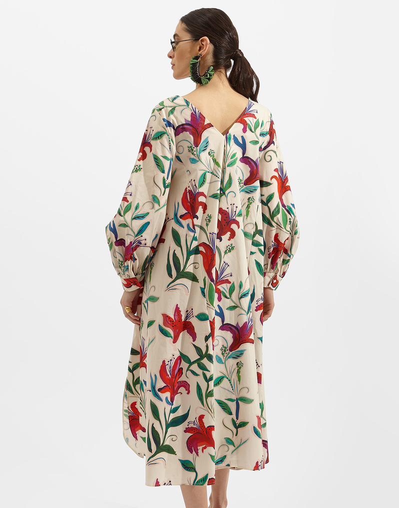 La DoubleJ Bali Dress La DoubleJ Bali Dress White Lily DRE0279COT001LIY0002