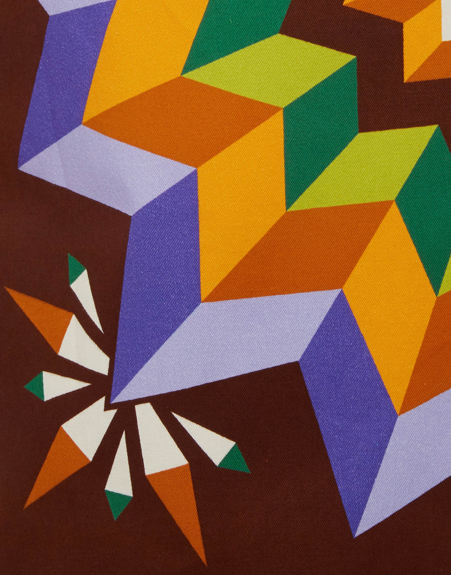 La DoubleJ 2-Way Pareo Skirt Sunset Moro Plac&eacute;e SKI0075COT037SUS0002