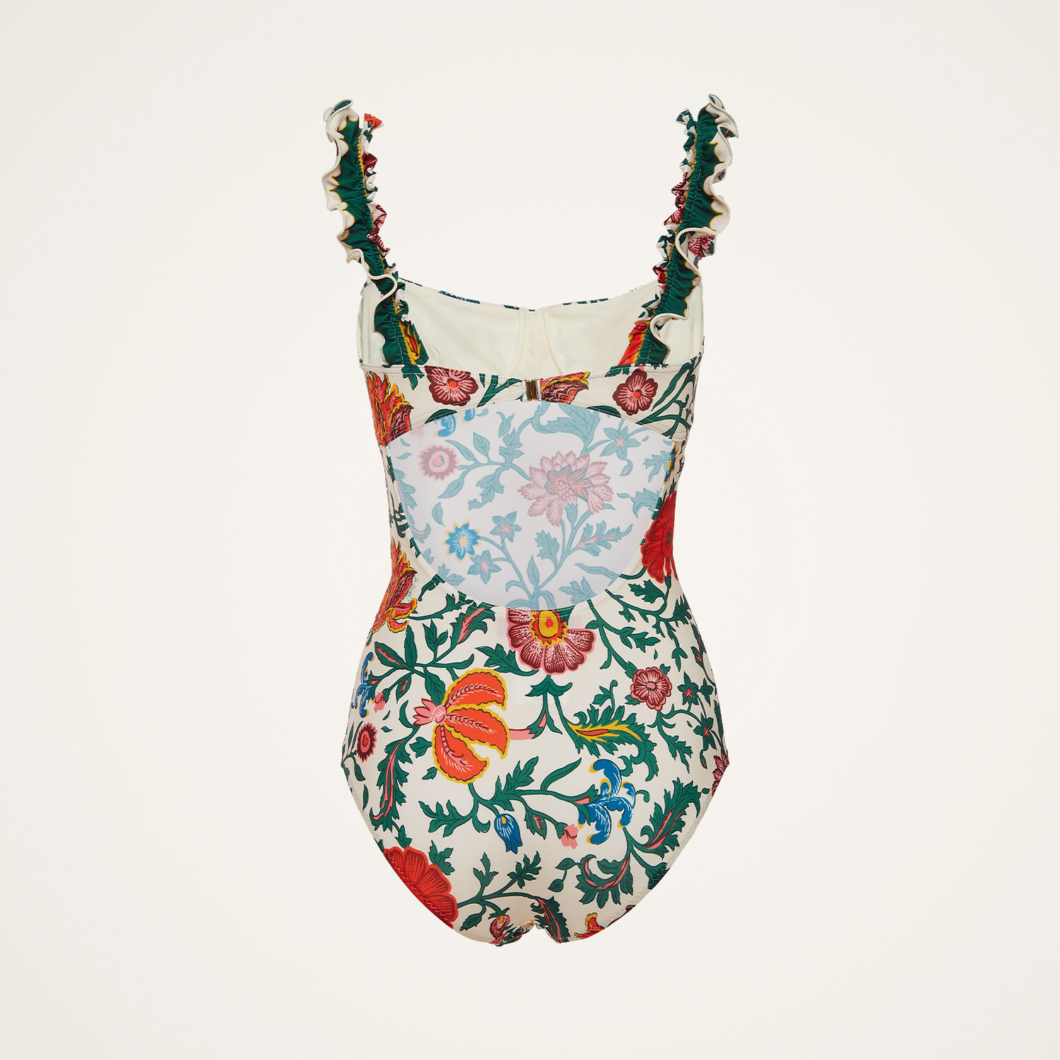 La Doublej Boop One-piece Swimsuit In Dragonflower Mini In Dragonflower Mini Multicolor