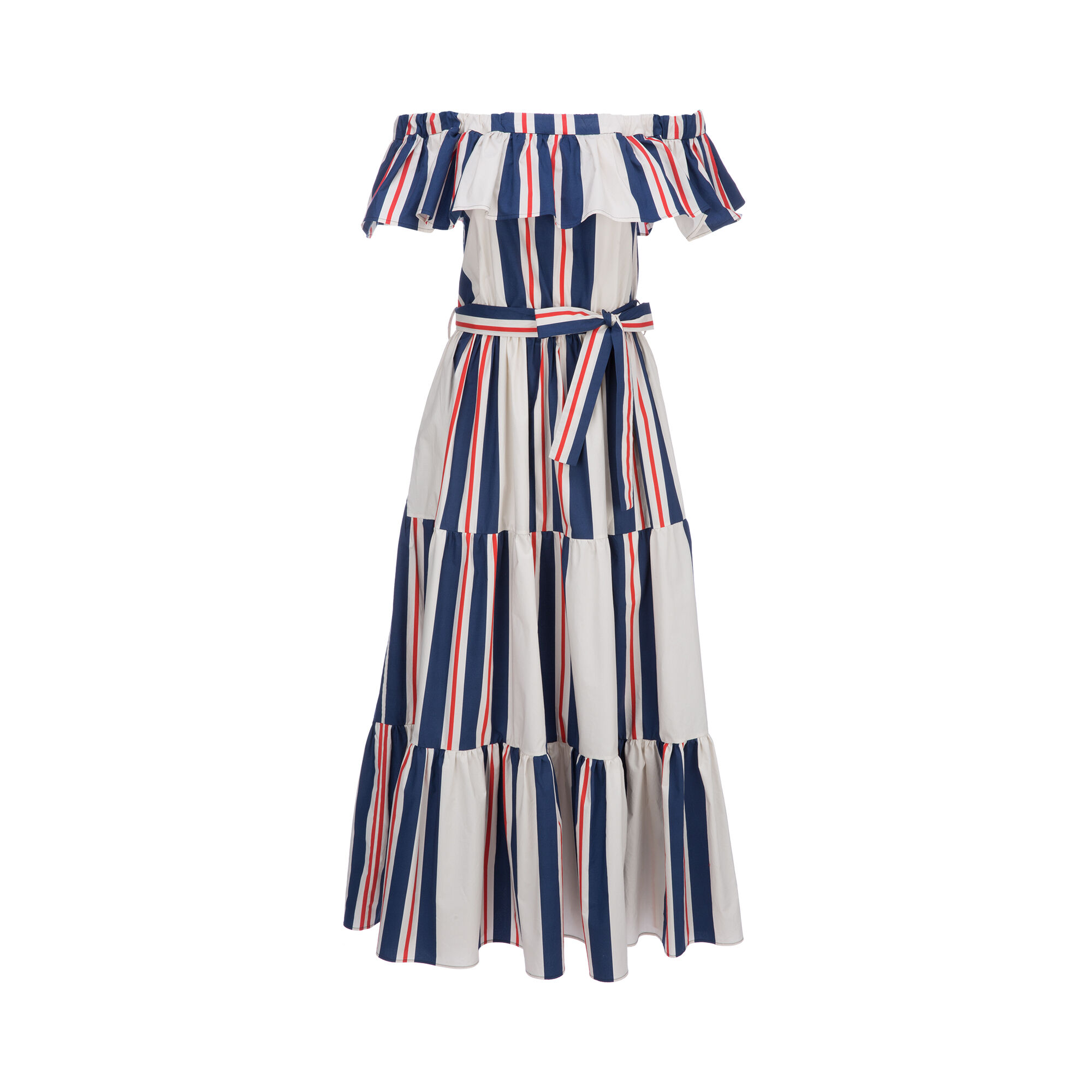 LaDoubleJ Yacht Dress 4 luglio DRE0030COT001RIG0001