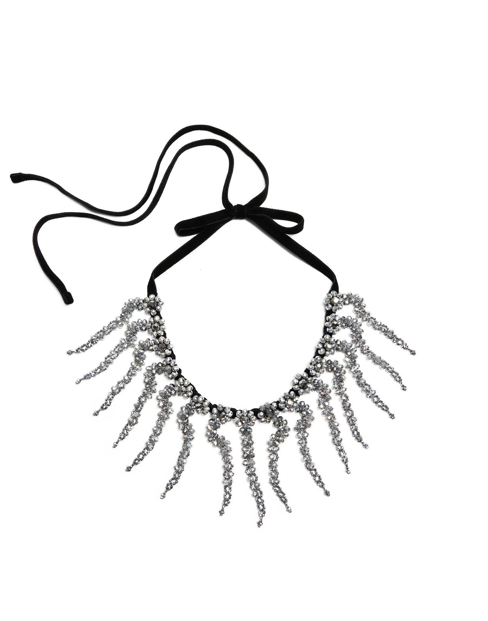 La DoubleJ Mayfair Necklace Solid Black NEC0019POL012SOLIDBL01