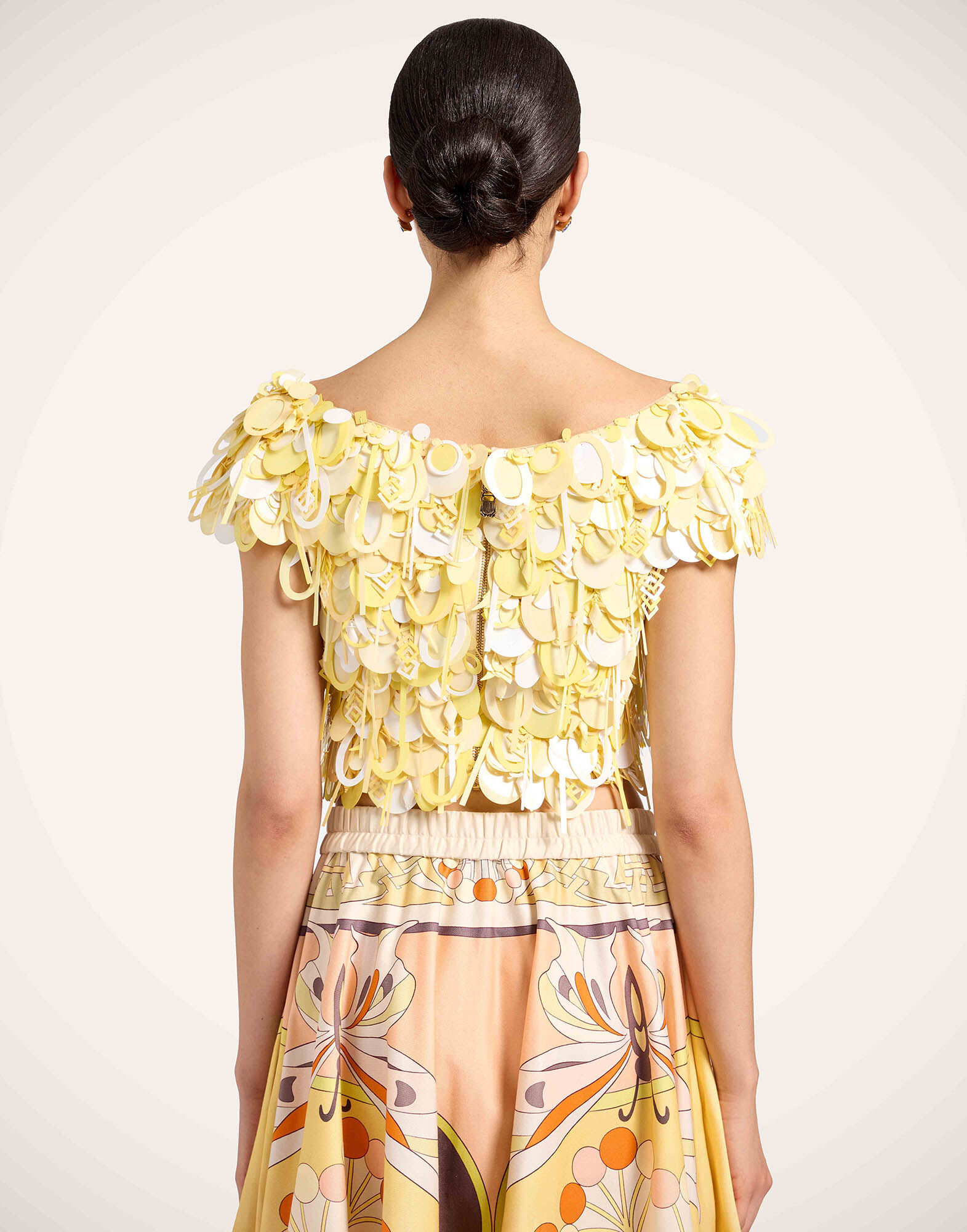 La DoubleJ Dec&ograve; Top Solid Yellow TOP0209PAI019SOLIDYE02