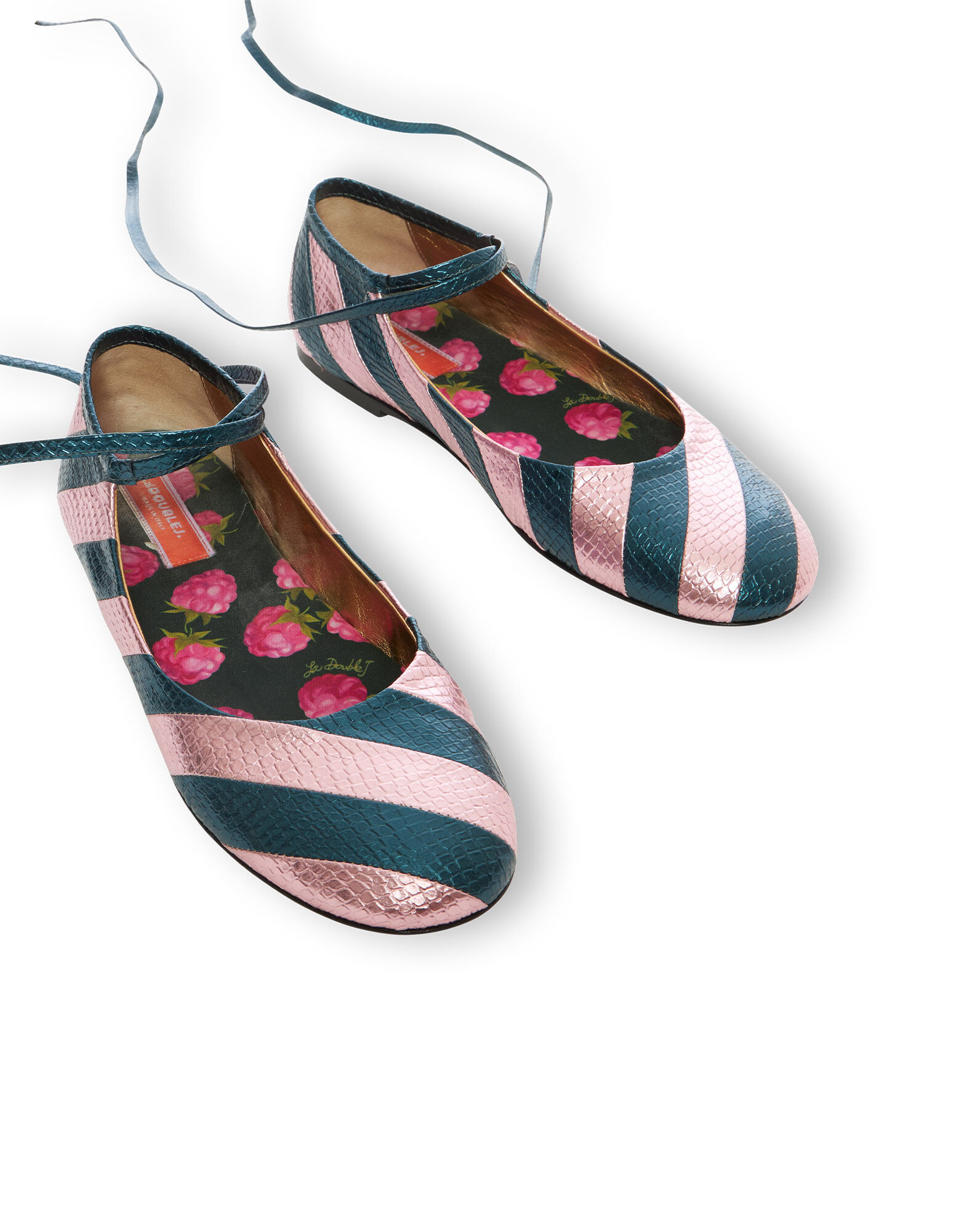 Ballerina Flats in Acquamarine for Women | La DoubleJ