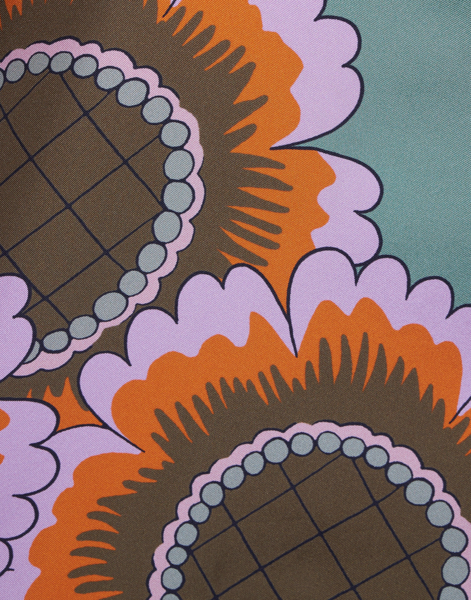 La DoubleJ Mini Magnifico Dress Taormina Plac&eacute;e Militare DRE0575SIL006LRT01GR12