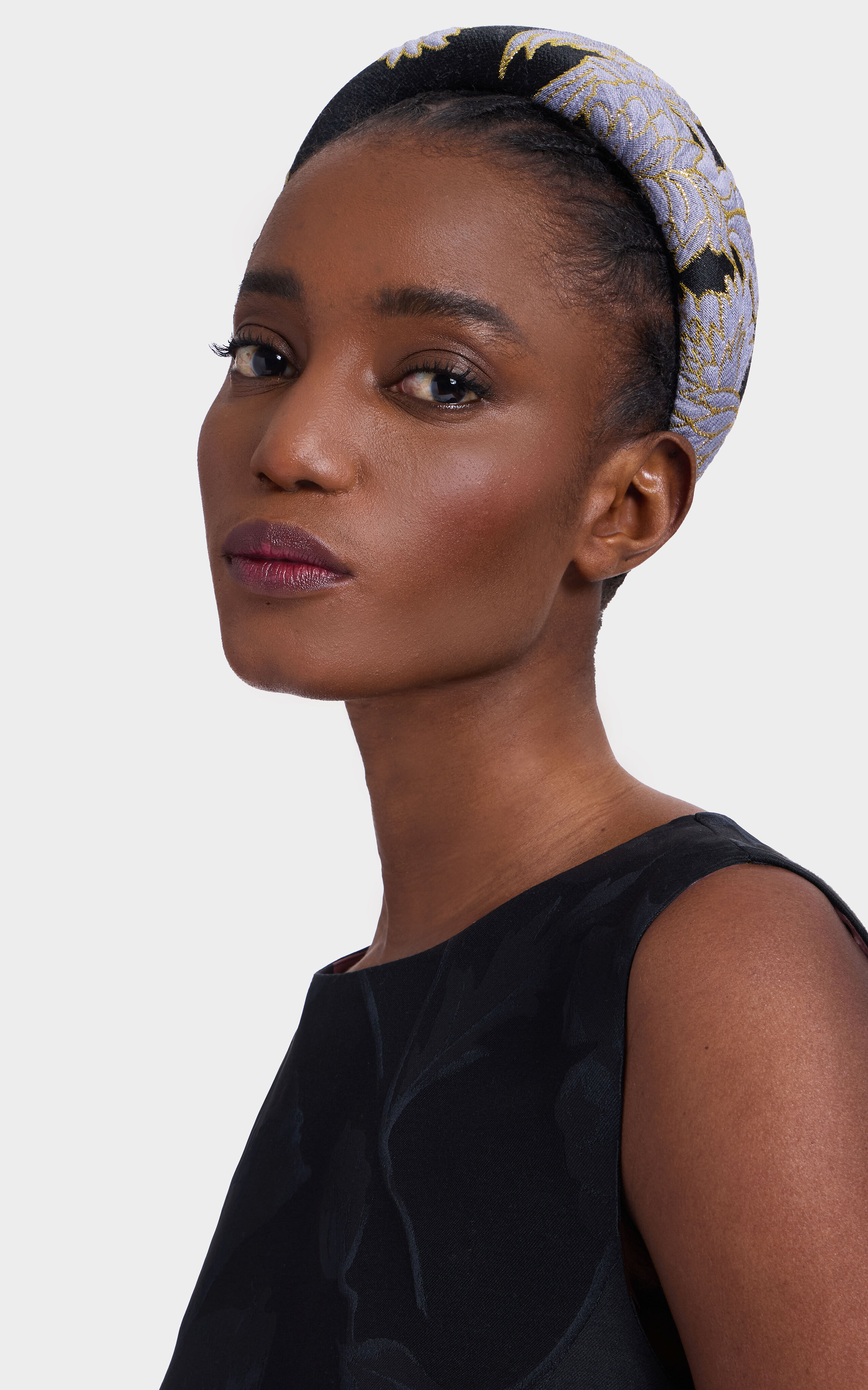 La DoubleJ Medici Headband Lark Black HEB0017JCQ099LAR02BL01