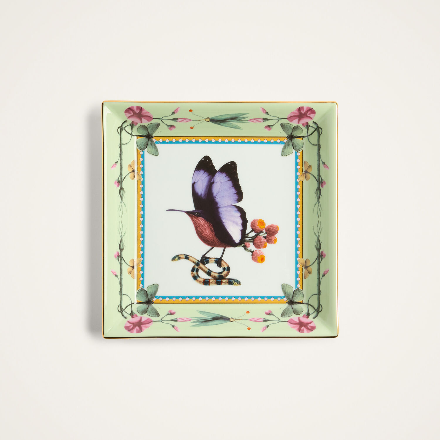 La Doublej Trinket Tray In Green