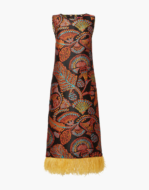 La DoubleJ Column Dress Sicomore Black DRE0549JCQ053SIC02BL01