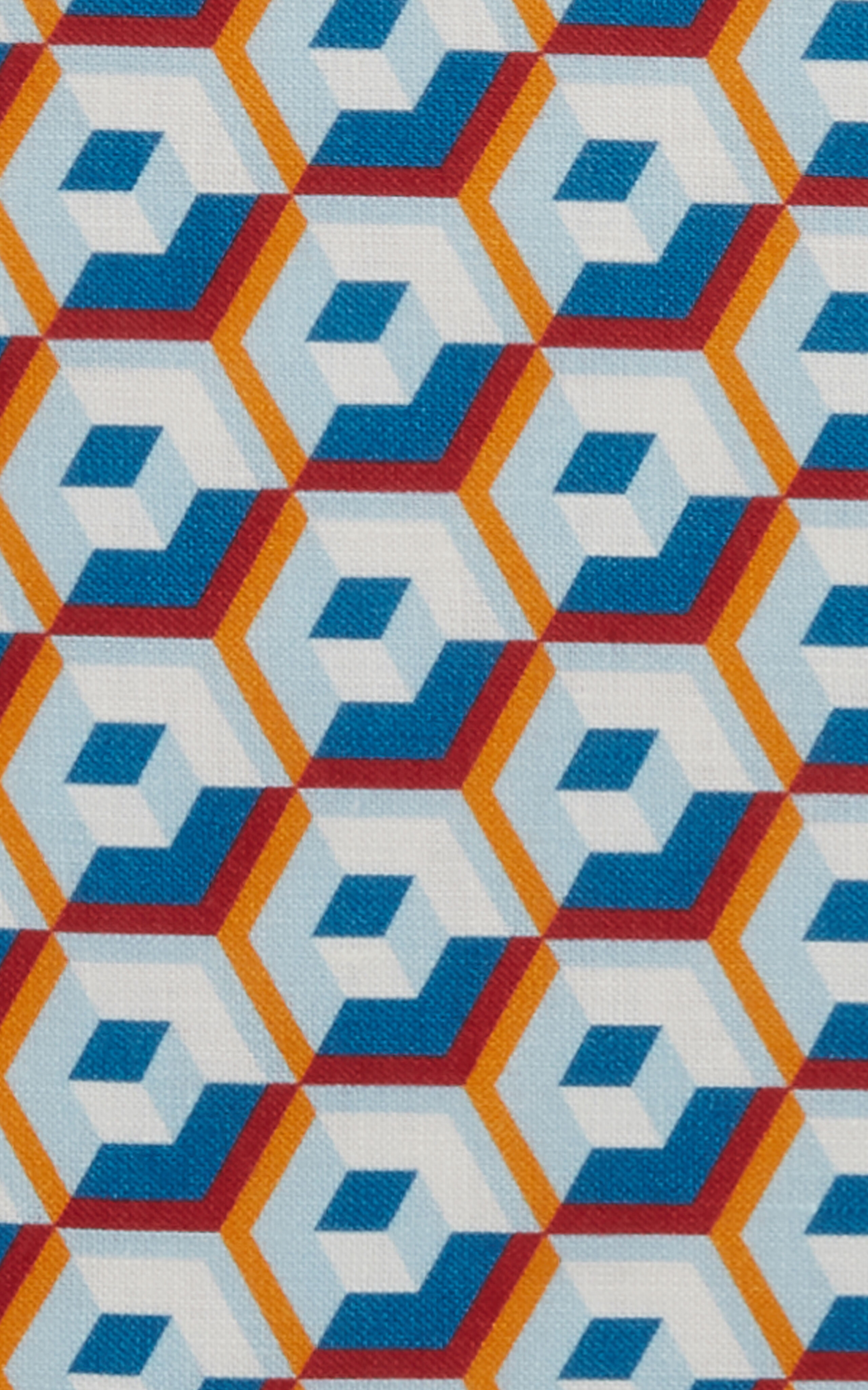 La DoubleJ Placemat Set Of 2 Cubi Blu TBM0001LIN001CUB0013