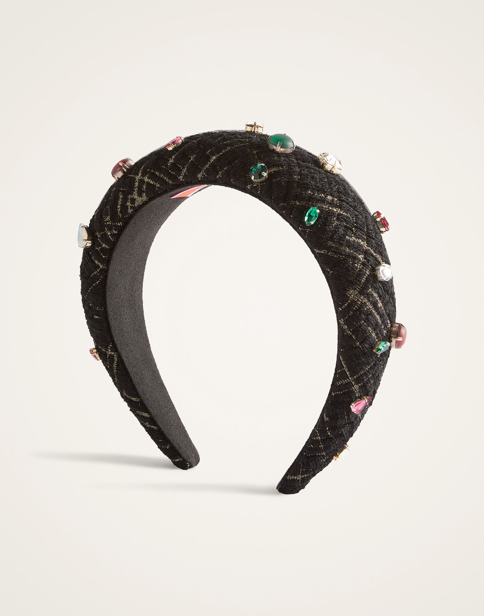 La DoubleJ Medici Headband Bicolor Black HEB0026WOL040BIC01BL01