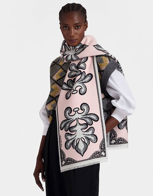 La DoubleJ Herald Scarf 30 La DoubleJ Herald Scarf 30 Herald Light Pink SCA0057WOL025VA323PI02