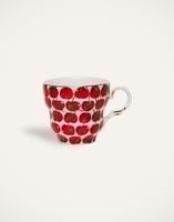 La DoubleJ Big Mama Cup And Saucer La DoubleJ Big Mama Cup And Saucer Cherries Avorio DIS0066CER001CHY0005