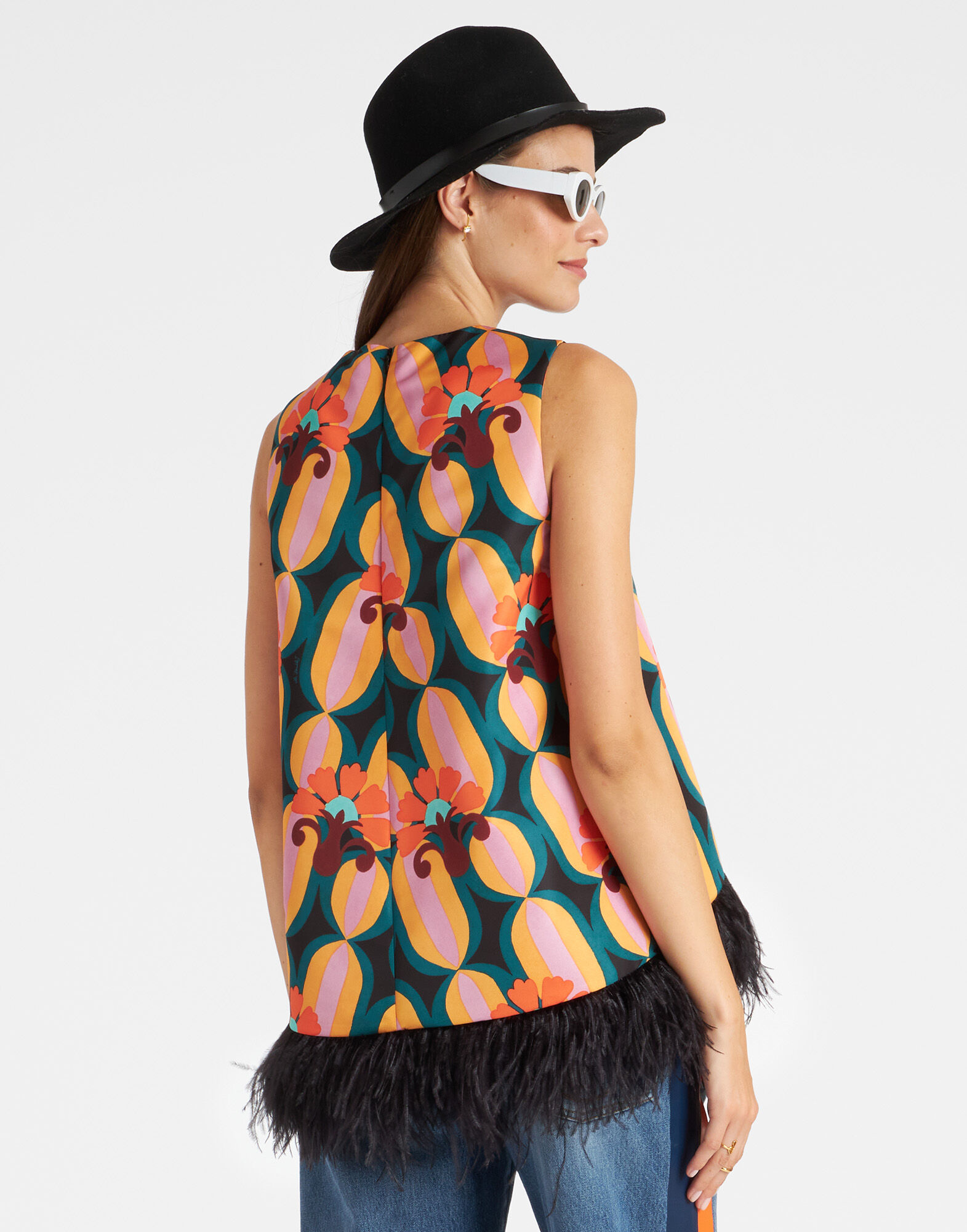 La DoubleJ La Scala Top Arcturus Blue Petrol TOP0013FAI001ARC01BU05