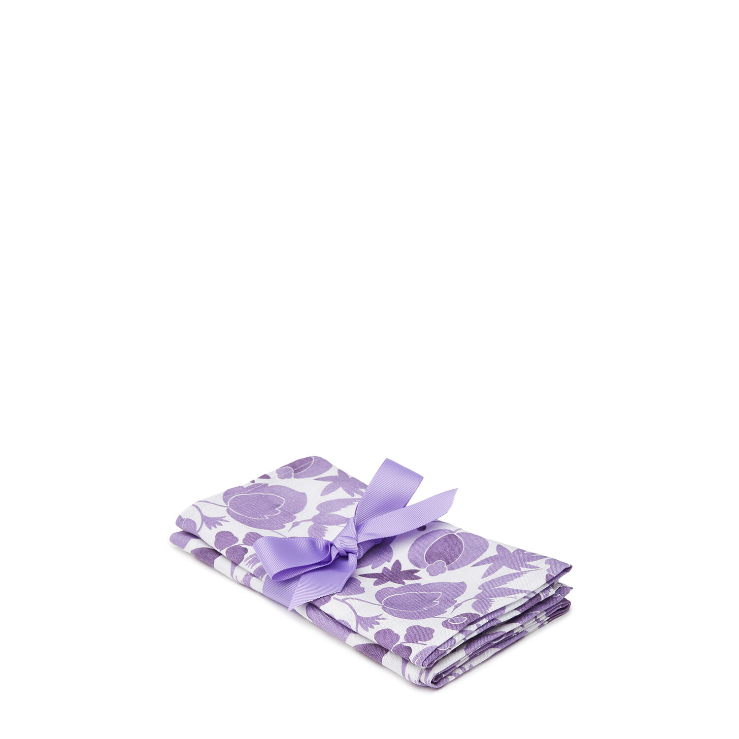 La Doublej Dinner Napkins Set Of 2 In Wildbird Viola Small