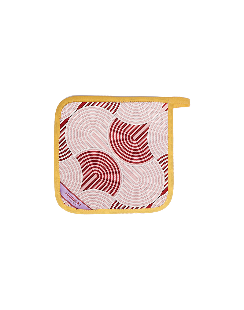 La DoubleJ Oven Glove & Pot Holder La DoubleJ Oven Glove & Pot Holder Slinky Rosso PRE0001COT018SLI0004