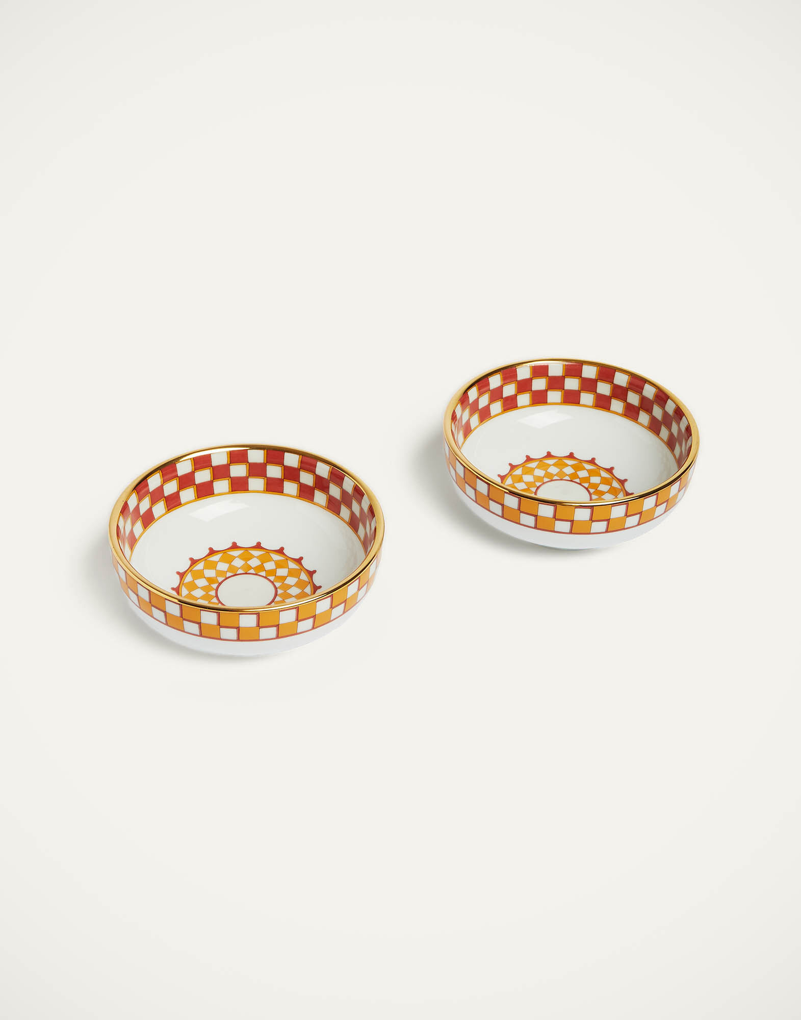 La DoubleJ Snack Bowl Set Of 2 Apollo Brick BWT0004CER001APL01RE06