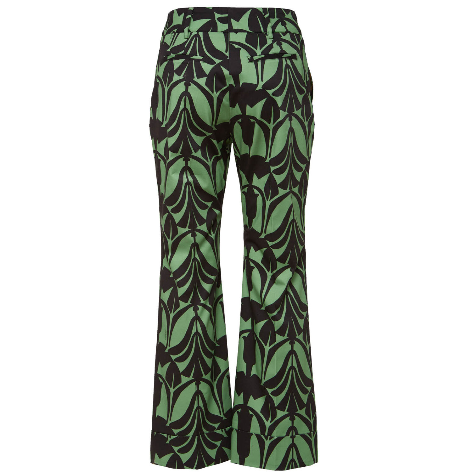 Shop La Doublej Hendrix Pants In Papyrus Green