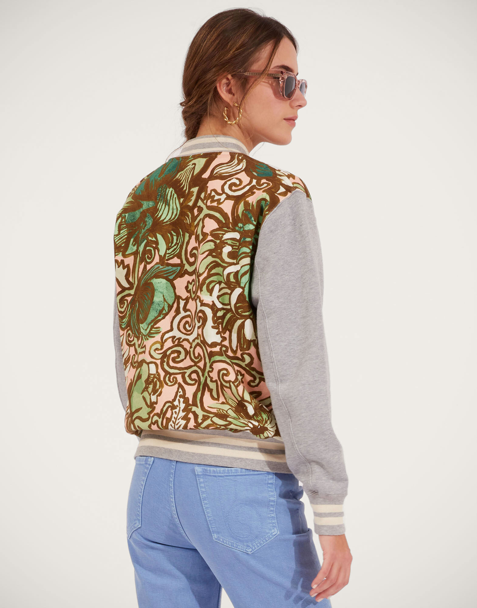 【DISCERNMENT】2way Peach Short Bomber Jacket DISCERNMENT (ディーサーメント) - 2ウェイピーチショート