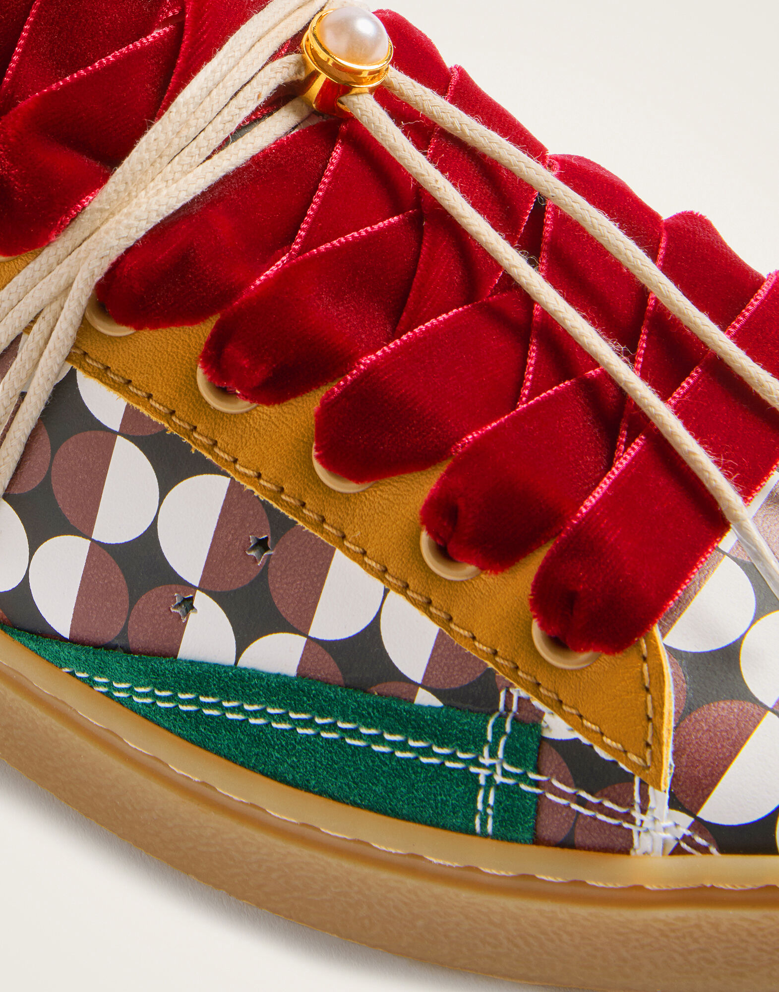 La DoubleJ All Time Low Top Sfere Burgundy SHO0112LEA017SFE01RE07