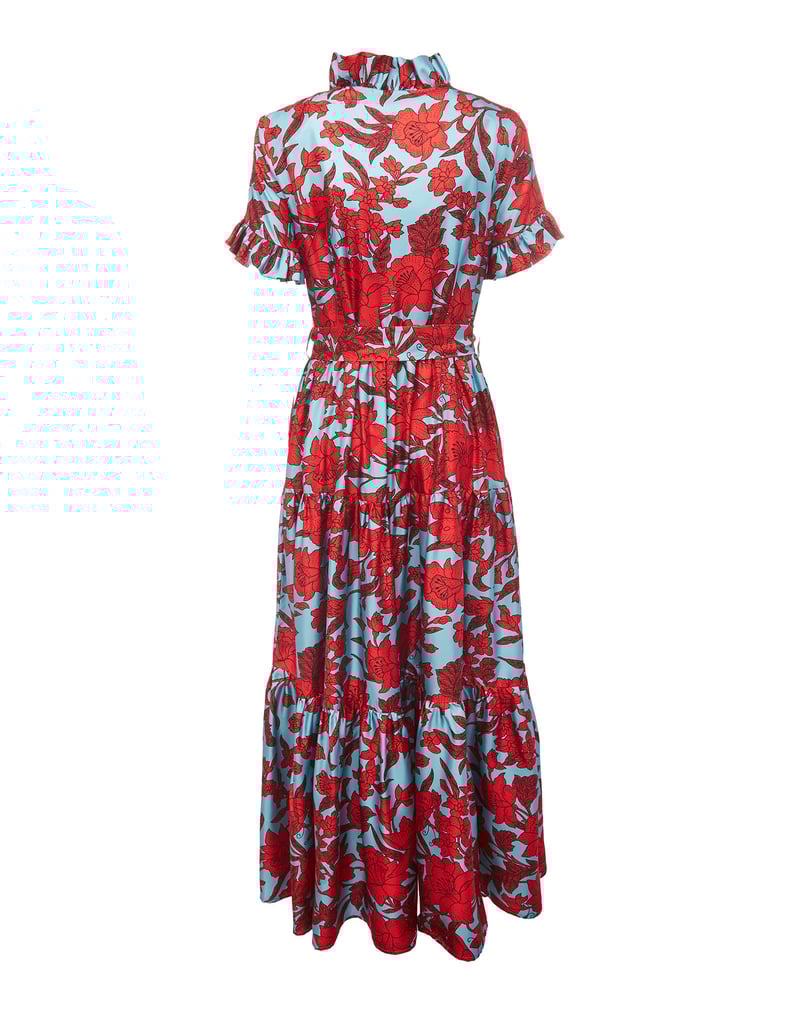 La DoubleJ Long and Sassy Dress La DoubleJ Long and Sassy Dress Lilium Turchese DRE0017SIL001LIL0005