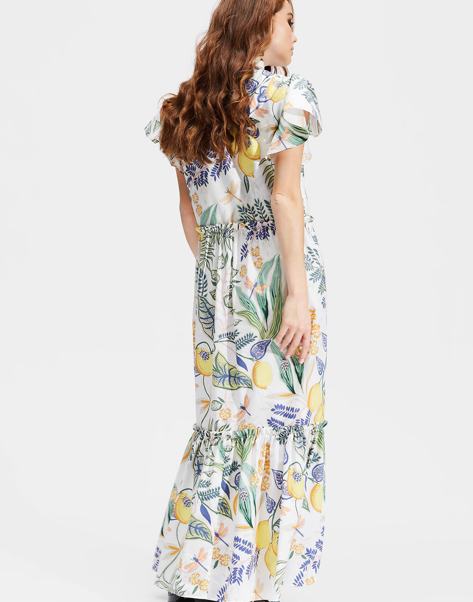 LaDoubleJ Lou Lou Dress Botanical DRE0141COT001BOT0001