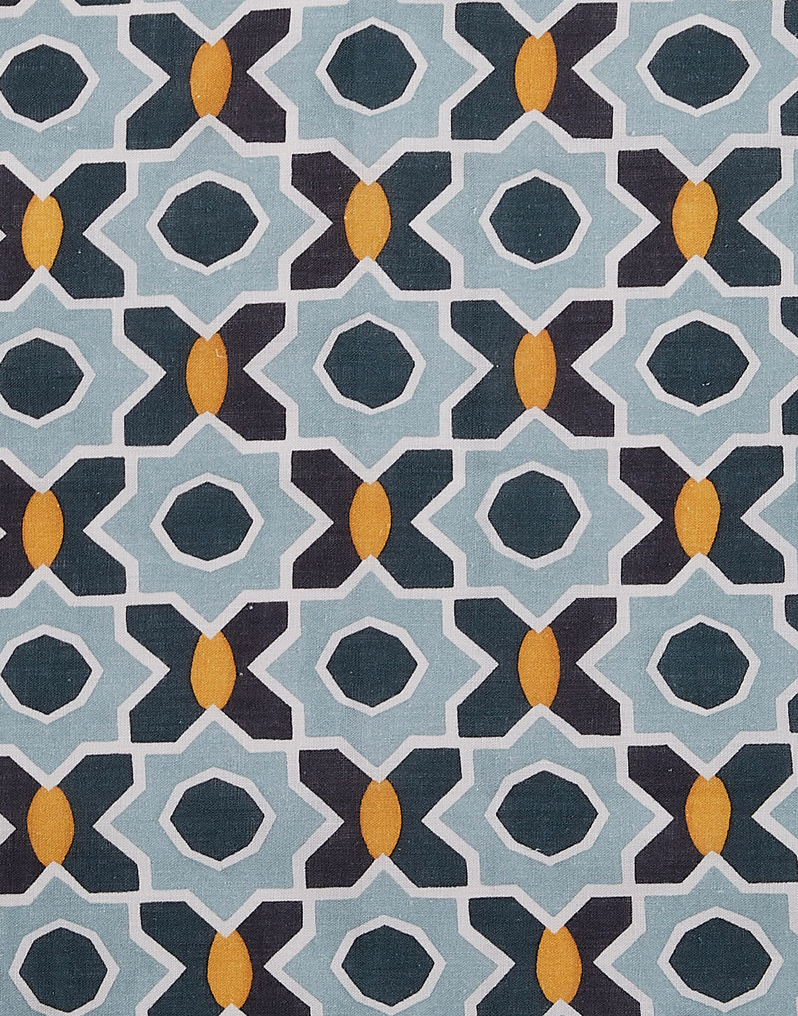 La DoubleJ Large Napkins Set Of 2 La DoubleJ Large Napkins Set Of 2 Plaza Small Light Blue NAP0006LIN001PLA07BU01