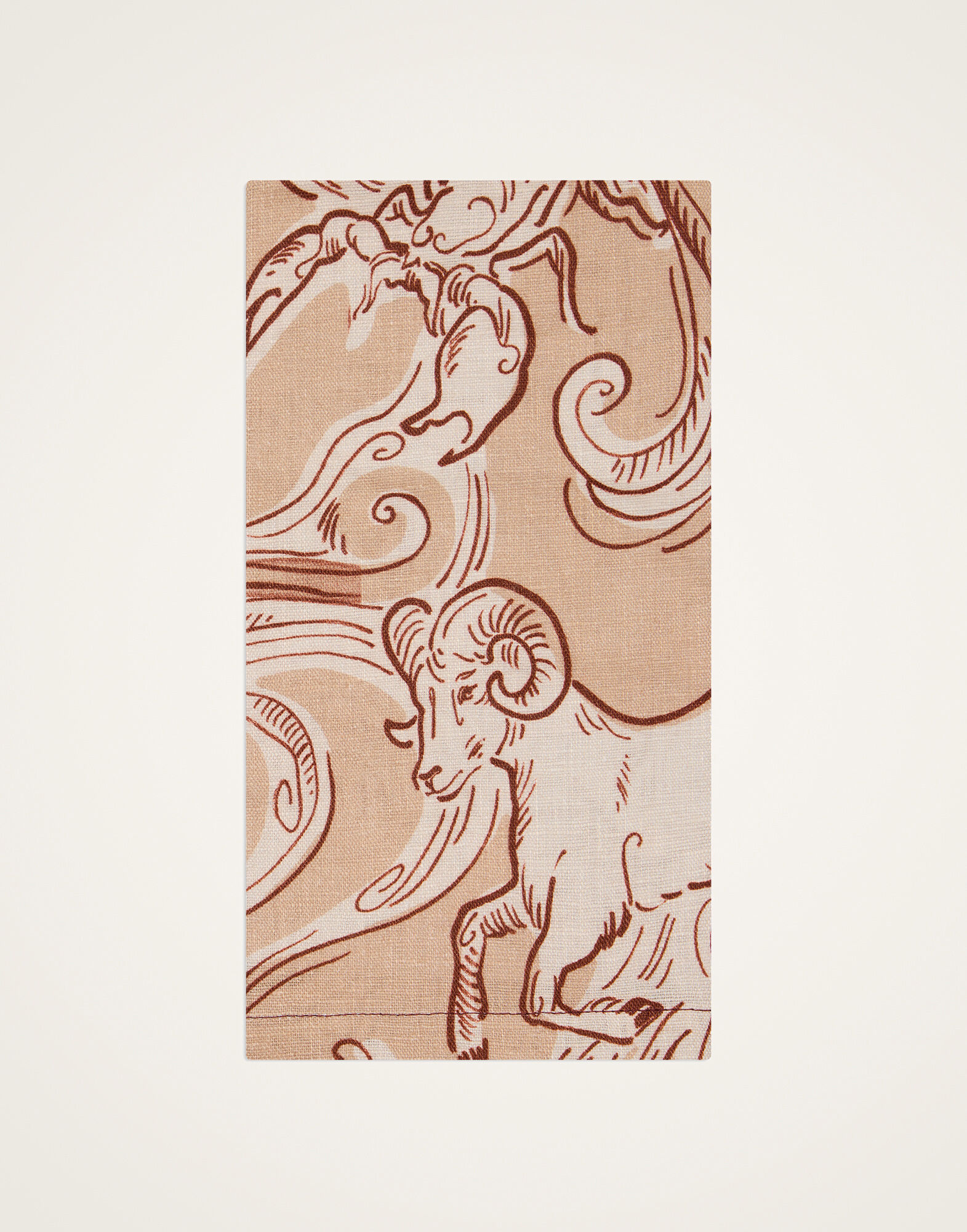 La DoubleJ Large Napkins Set Of 2 Cosmos Dusty Pink NAP0017LIN008COS02PI10