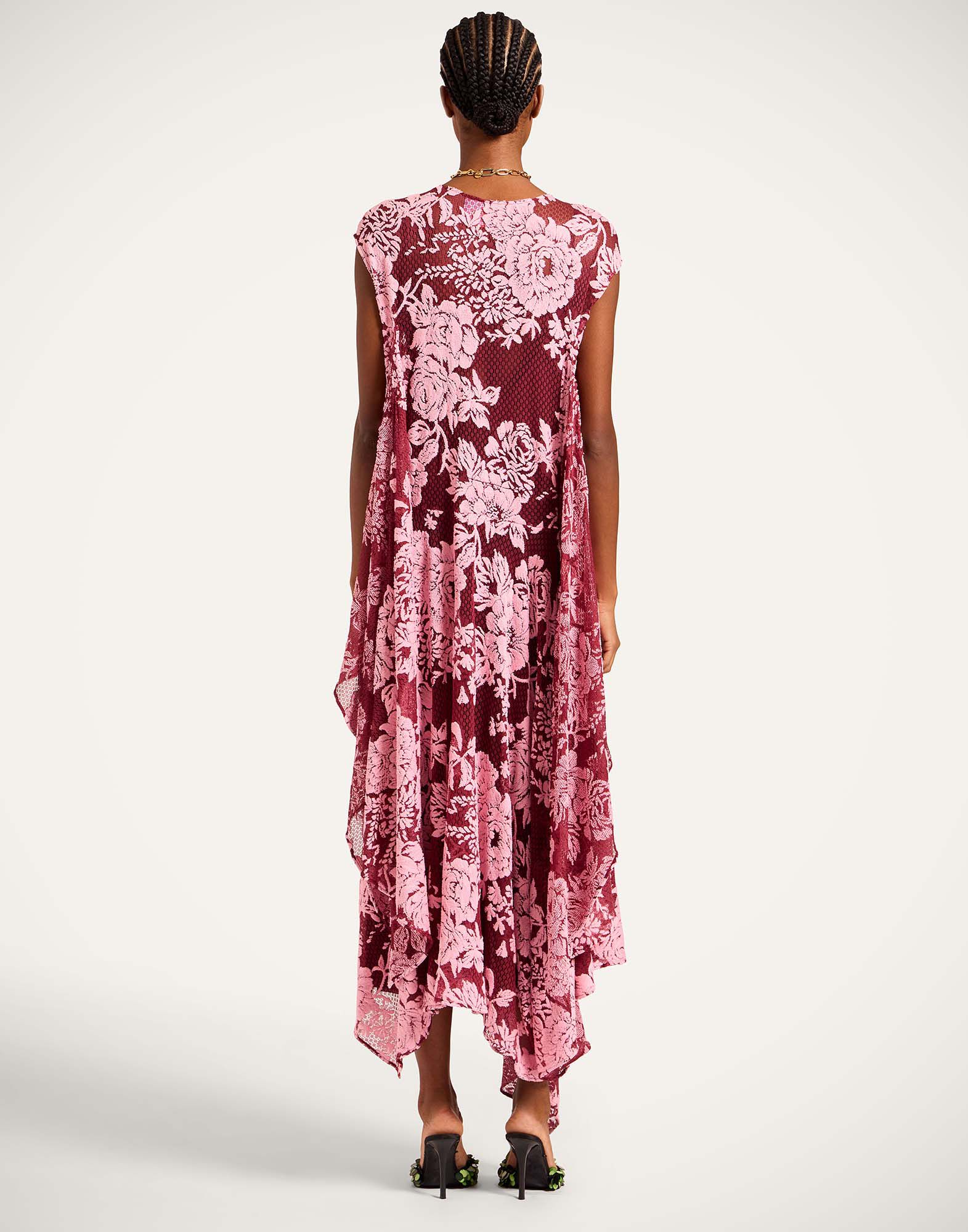 La DoubleJ Do It All Lacey Dress Solid Pink DRE1003LAC005BIC01PI01