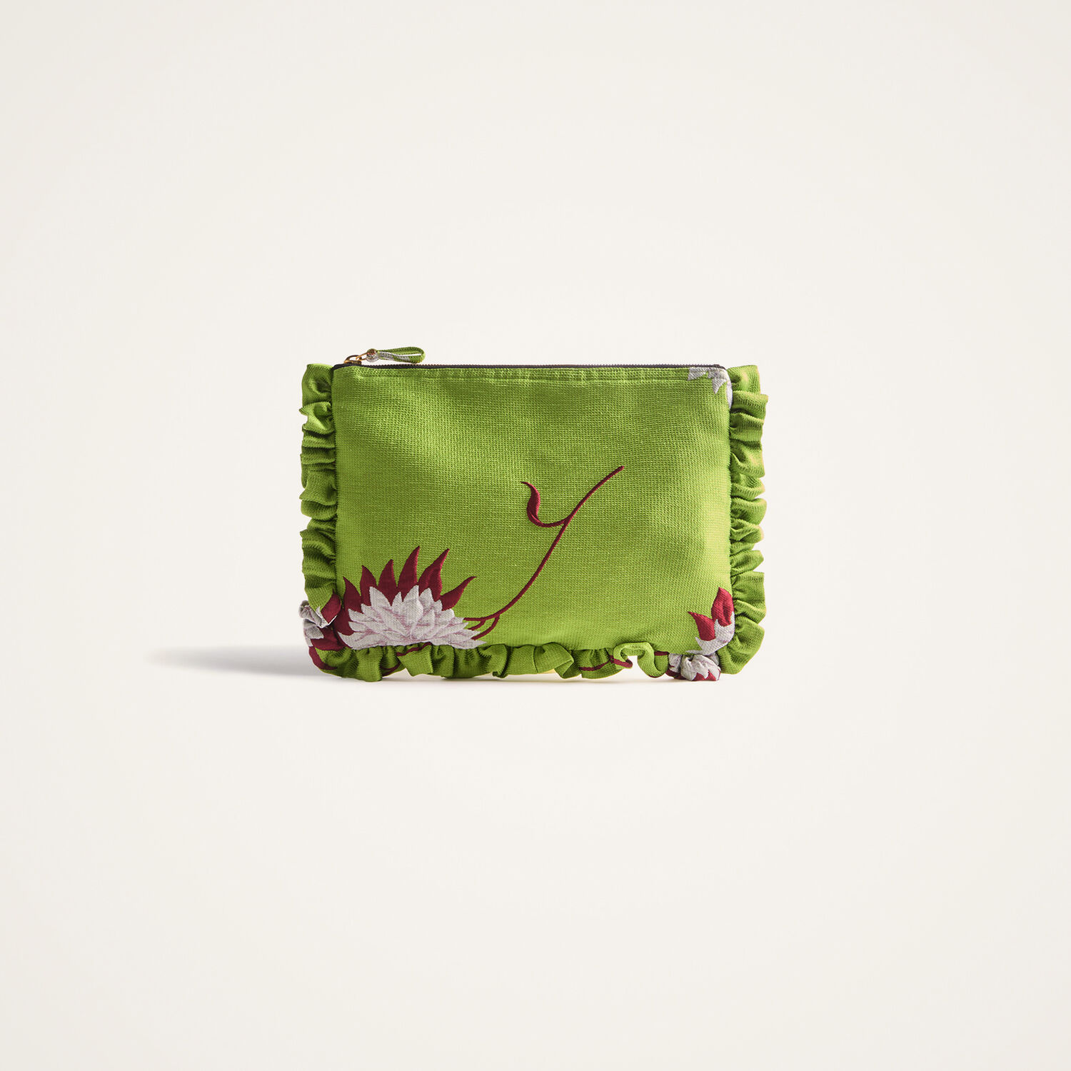  La Doublej Bags & Pochettes Women - Hand Pochette Derby Lime One Size 83% Polyester 9% Cotton 5% Silk 3% Polyamide 