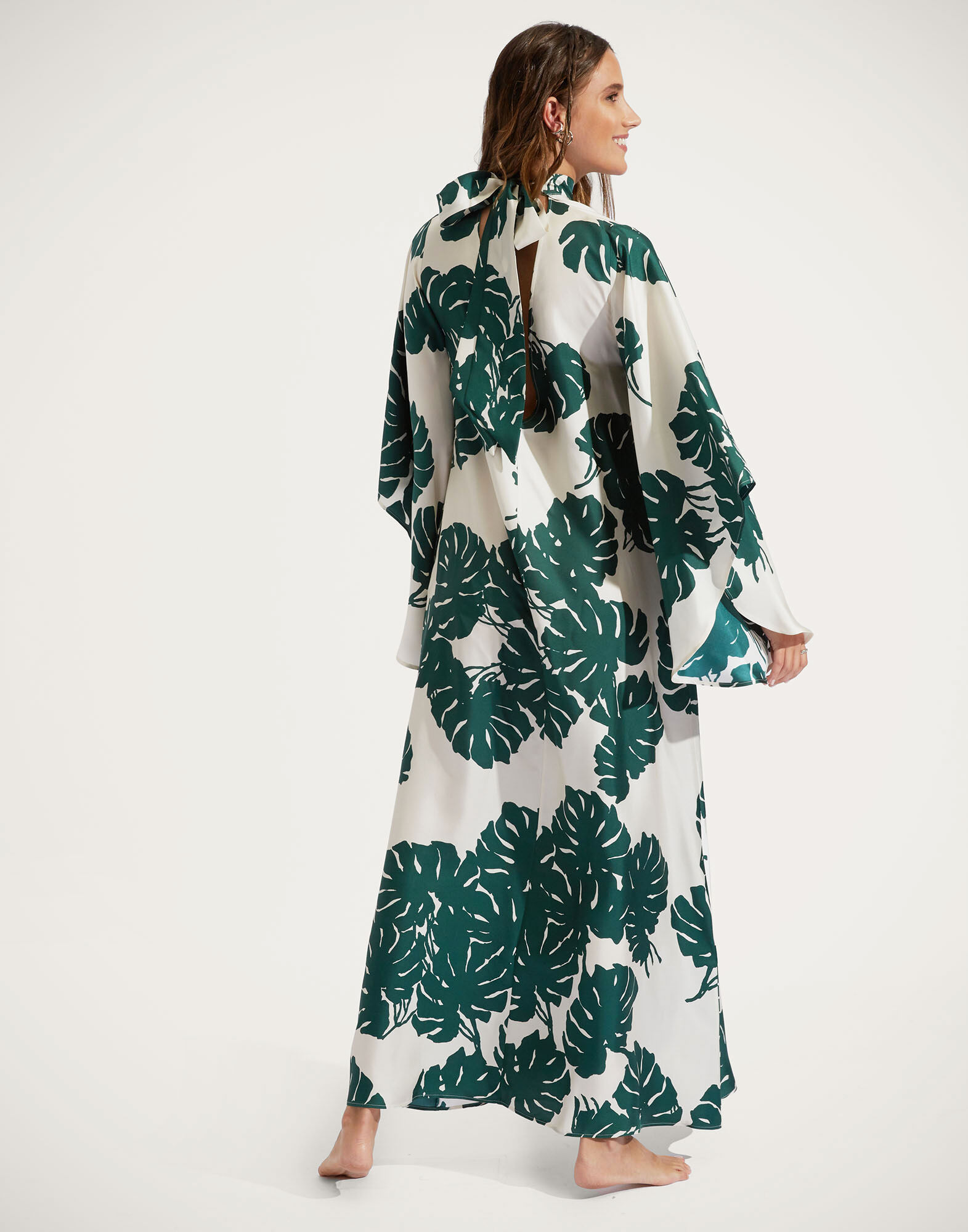 La DoubleJ Magnifico Dress Monstera DRE0212SIL001MON0001