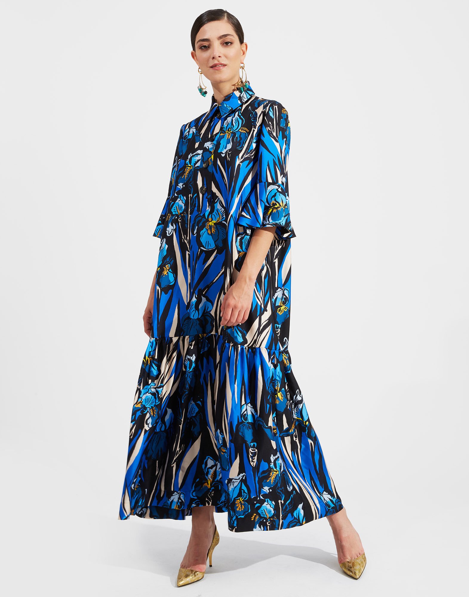 LaDoubleJ Artemis Dress Iris DRE0176SIL001IRI0001