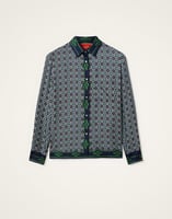 La DoubleJ Boy Shirt La DoubleJ Boy Shirt Mariposa Placée Green SHI0040SIL006MAR07GR02