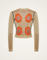 La DoubleJ Daisychain Mini Cardigan La DoubleJ Daisychain Mini Cardigan Orange & Gold PUL0181KNI097VA209YE05