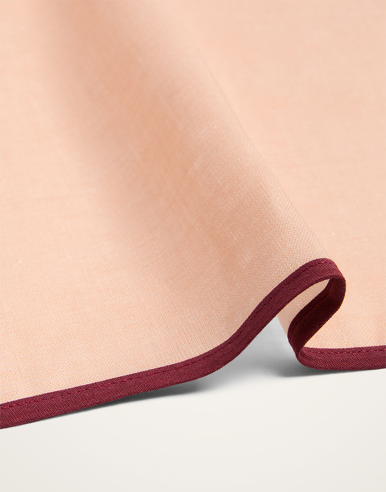 La DoubleJ Large Napkins Set of 2 Rainbow Light Pink NAP0010LIN017RAI45PI20