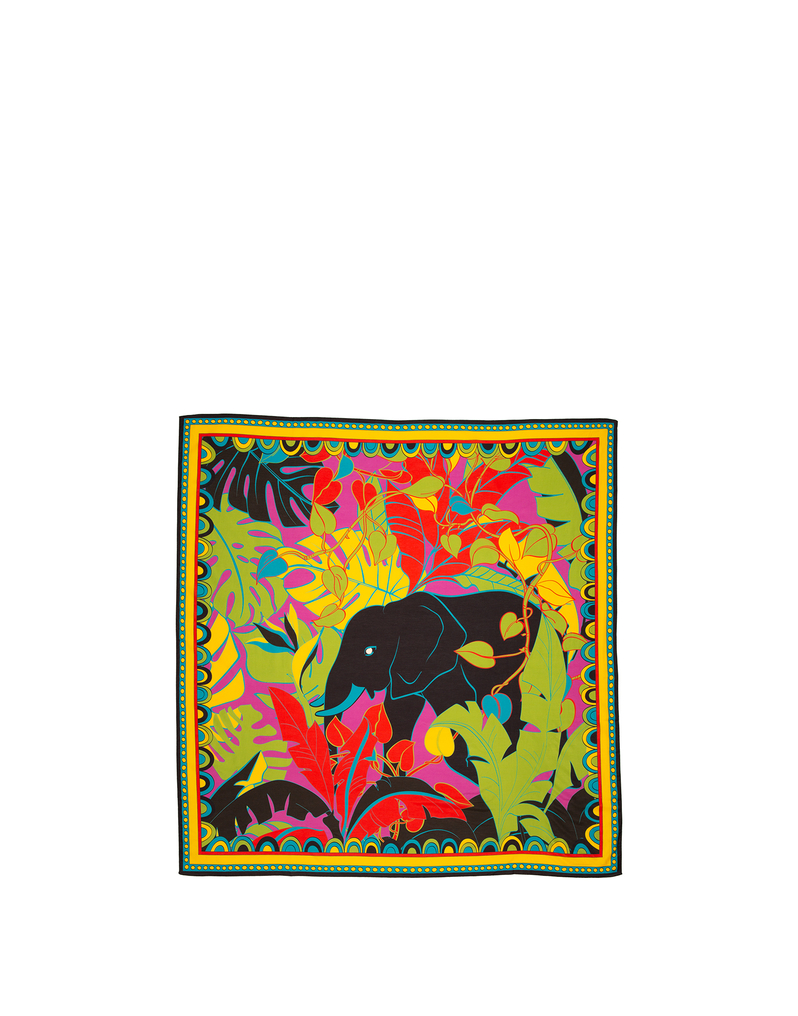LaDoubleJ Square Scarf LaDoubleJ Square Scarf Elefante SCA0006COS001ELE0001