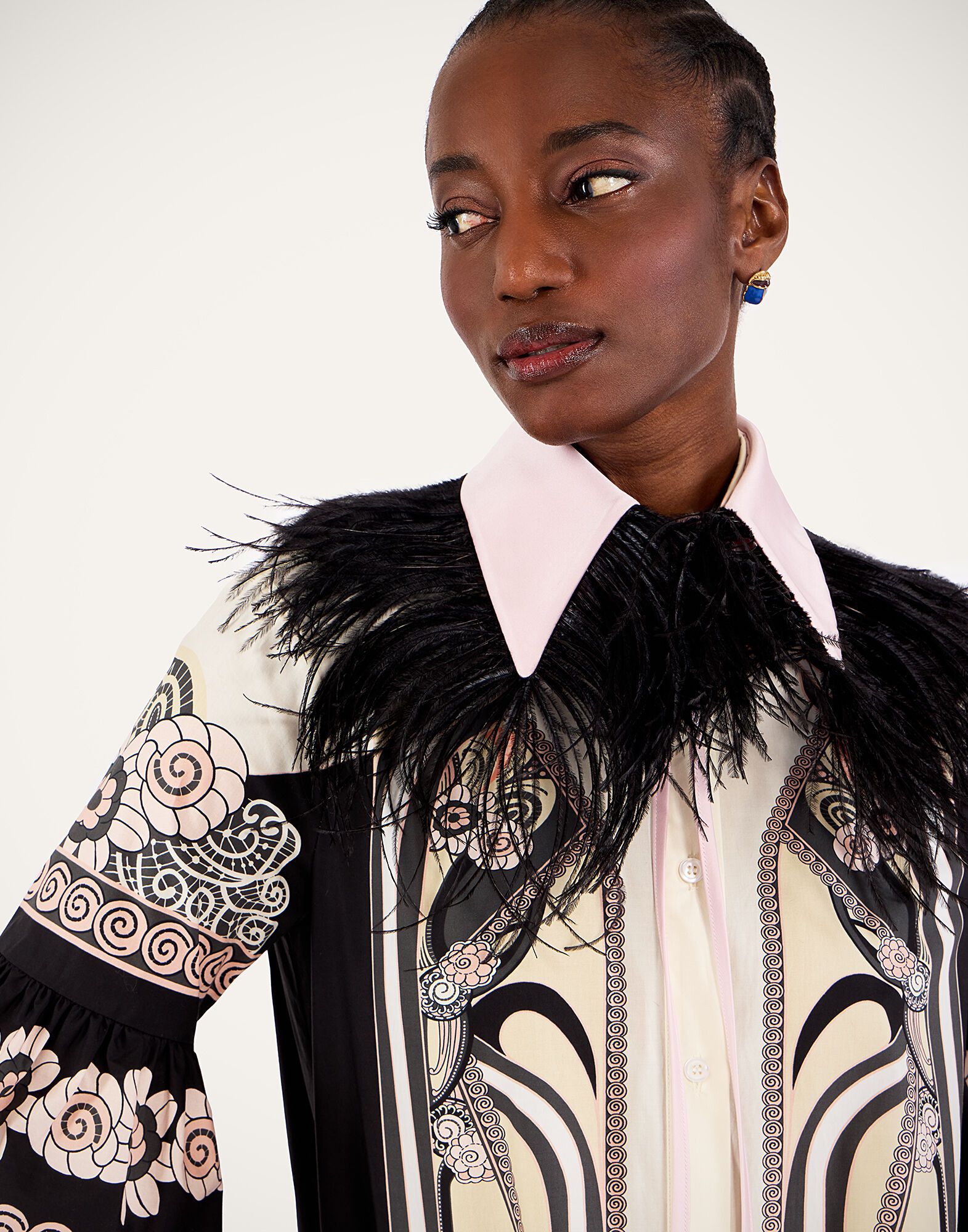 La DoubleJ Choux Dress Ambrosia Plac&eacute;e Pale Pink DRE0205COT015AMB03PI02