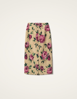 La DoubleJ Pencil Skirt La DoubleJ Pencil Skirt Roses Light Beige SKI0011COT069ROS06BR01