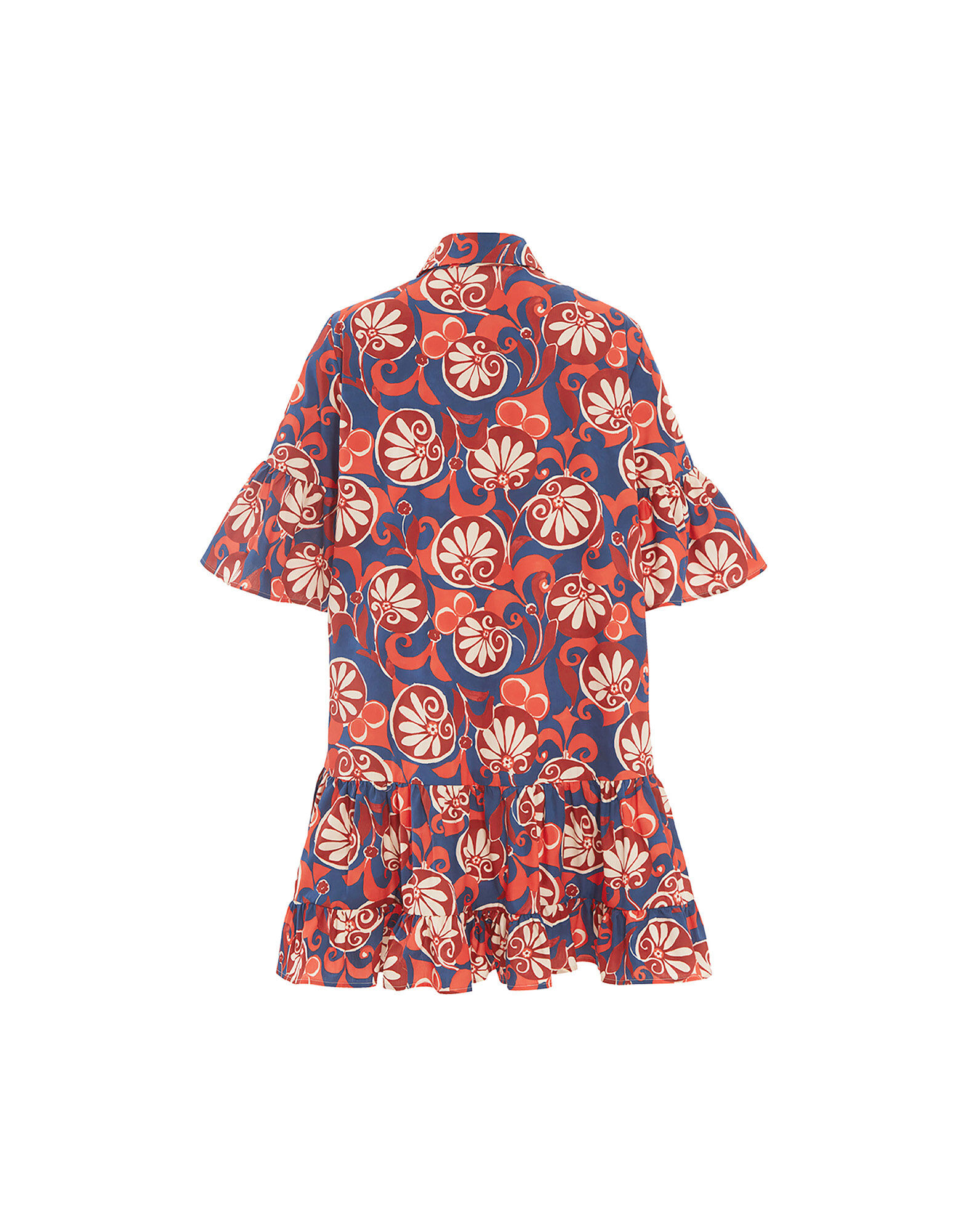 La DoubleJ Choux Dress Moonflower Navy DRE0193COT039MOO01BU06