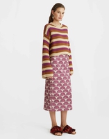 La DoubleJ Crop Sweater La DoubleJ Crop Sweater Multicolor Ivory PUL0142KNI104VA225WH04